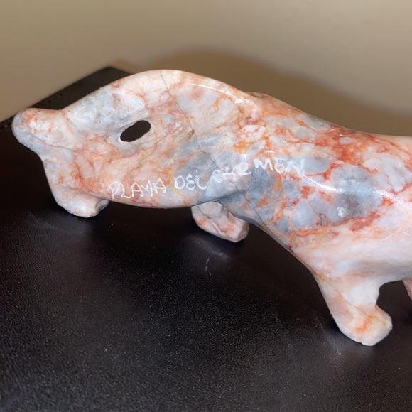 Weighted marble stone lion - Picture 3 of 3